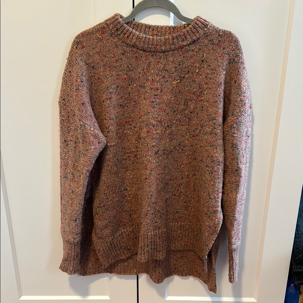 Lou & Grey Ann Taylor Loft Dusty Rose Oversized Sweater